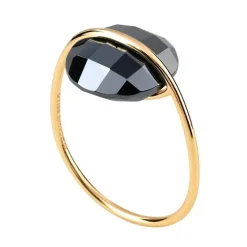 BAGUE OR JAUNE HEMATITE