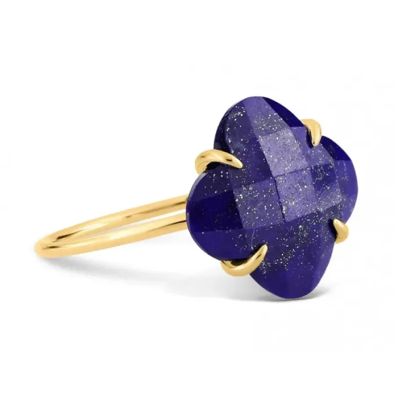 BAGUE VICTORIA LAPIS LAZULI OR JAUNE