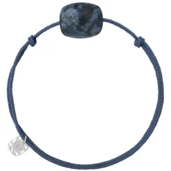 BRACELET CORDON BLEU JEAN COUSSIN PIETERSITE BLEUE