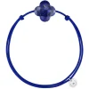 BRACELET CORDON BLEU ROI TREFLE LAPIS LAZULI
