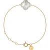 BRACELET VICTORIA DIAMANTS NACRE BLANCHE + DIAMANTS OR JAUNE