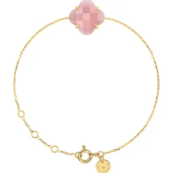 BRACELET VICTORIA QUARTZ GUAVA OR JAUNE