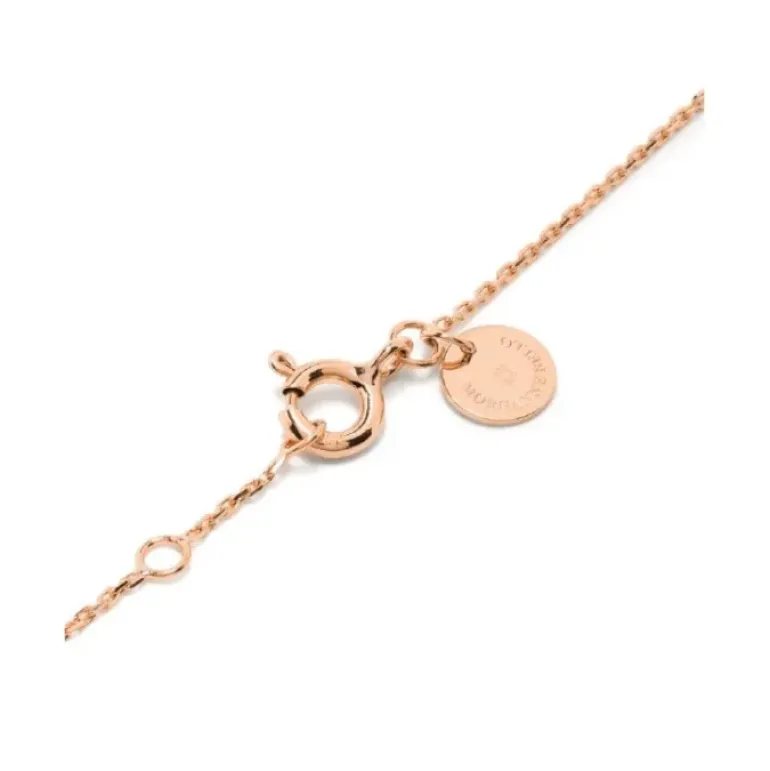 COLLIER AURORE ONYX ET DIAMANTS OR ROSE