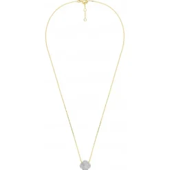 COLLIER CHANCE DIAMANTS SERTIS OR JAUNE