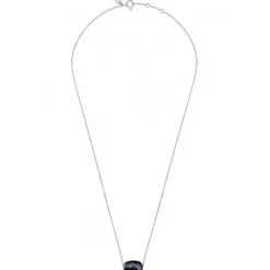 COLLIER OR BLANC COUSSIN ONYX