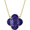 COLLIER VICTORIA LAPIS LAZULI OR JAUNE