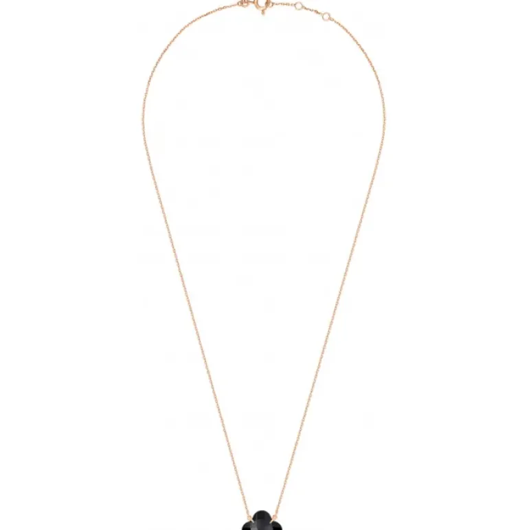 COLLIER VICTORIA ONYX OR ROSE