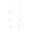 SAUTOIR VICTORIA DIAMANTS NACRE BLANCHE + DIAMANTS OR JAUNE